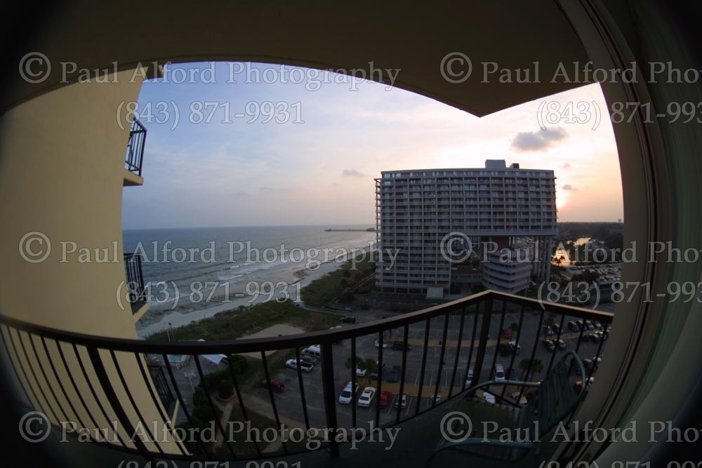 hotel, misc, myrtle beach, sunset