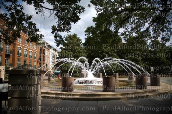 Charleston SC, Lowcountry, fountain, waterfront park