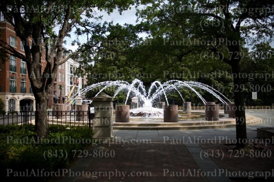 Charleston SC, Lowcountry, fountain, waterfront park